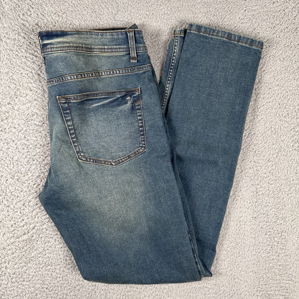 The Perfect Jeans TPJ Mens 34x32 (36x32) Dark Wash Skinny Fit Denim Stretch
